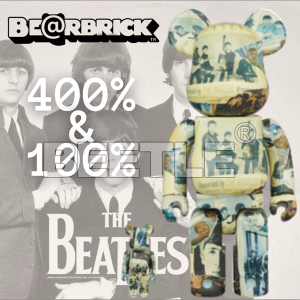 BEETLE BE@RBRICK THE BEATLES ANTHOLOGY 披頭四 樂團 庫柏力克熊 100 400%