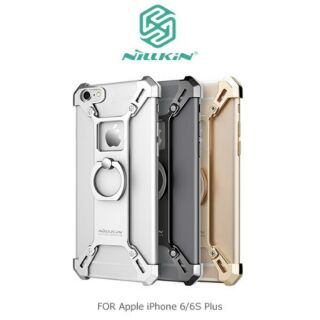 --庫米--NILLKIN Apple iPhone 6/6S Plus 5.5吋 銳甲創意指環支架 可立 支架 金屬殼