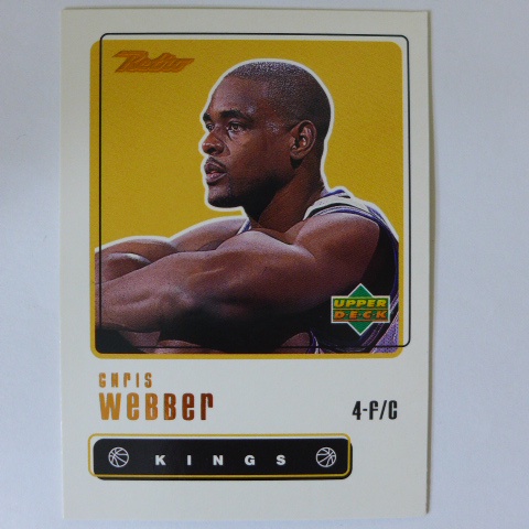 ~ Chris Webber ~名人堂/NBA球星/克里斯·韋伯 1999年UD.NBA球員卡