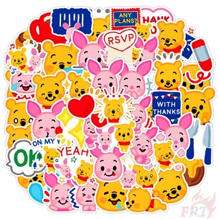 50張入 ❉ 維尼熊/小熊維尼 款式6 Baby款 防水塗鴉貼紙 ❉ D-卡通卡通 潮流摩托車機車電腦行李箱吉他塗鴉貼紙