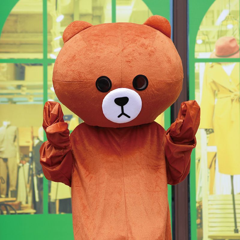【夏季專屬】【COS專屬】網紅熊卡通人偶服裝皮卡丘行走人偶套頭賣萌可愛發傳單連體衣小熊