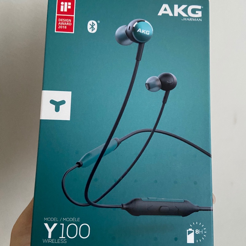 AKG Y100 wireless 無線藍牙耳機 全新