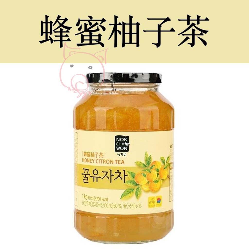 Nokchawon 韓國 綠茶園 蜂蜜柚子茶 蜂蜜柚子 1000g