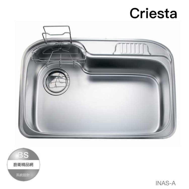 Bs Criesta日本 91公分 Inas不鏽鋼水槽nas A款防蟑 靜音水槽厚度1mm 蝦皮購物