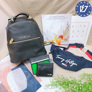 帝安諾-實體店面 Tommy Hilfiger 經典質感真皮長夾 短夾 男夾 腰包 帆布腰包 真皮胸包 胸包