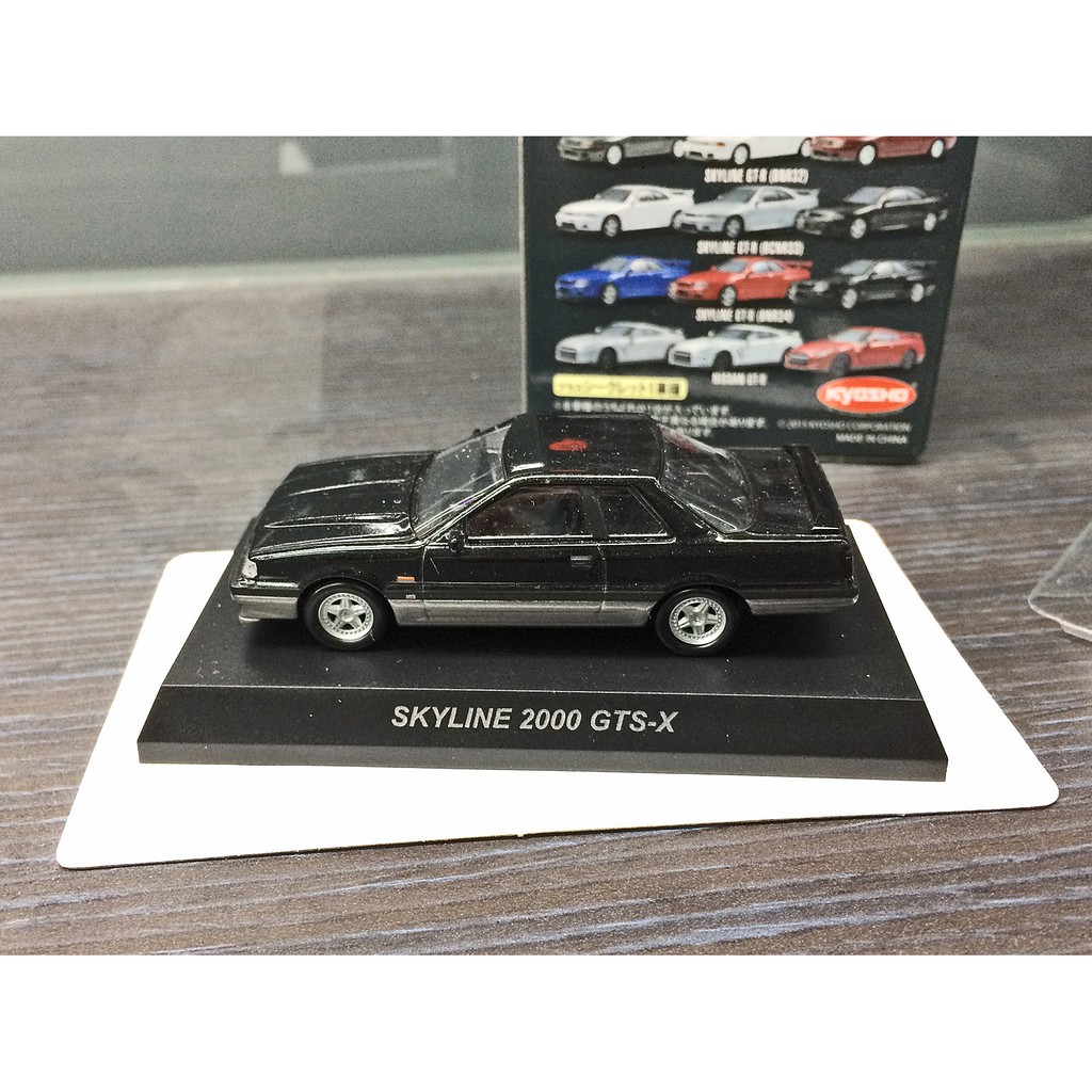Kyosho 1 64 Nissan Skyline Gt R R31 Gts X 黑 蝦皮購物