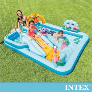 【INTEX】森林冒險大型戲水池/游泳池/泳池/遊戲池 244x198x71 適2歲以上 (57161)