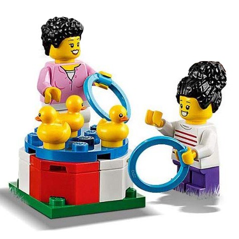 LEGO 60234 鴨子池環遊戲 鴨子 + 兩位遊客 小女孩 媽媽