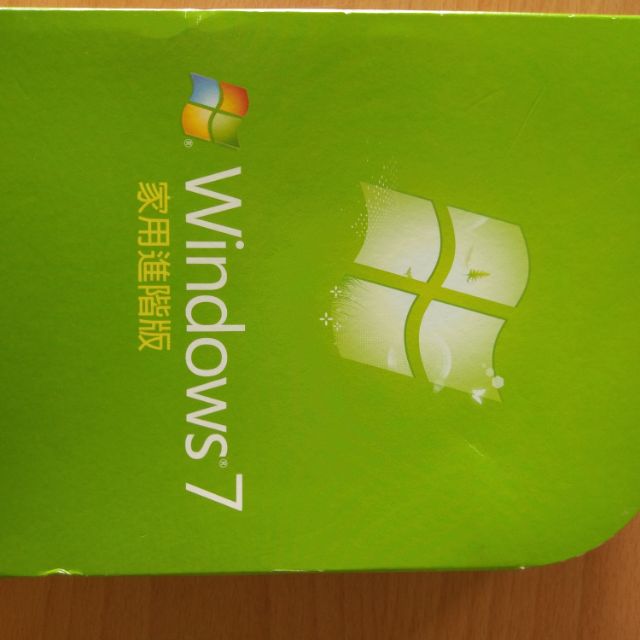 Windows 7 win7 家用 進階 彩盒 二手 原廠公司貨 正版 32/64bit 繁體中文版 賣完就沒了