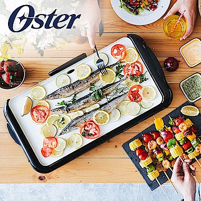 OSTER BBQ 陶瓷電烤盤 CKSTGRFM18W-TECO 電烤盤