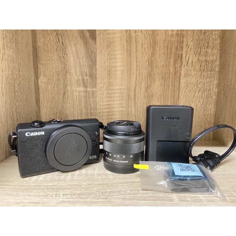 CANON EOS M200+EF-M 15-45mm 微單眼 （可議）