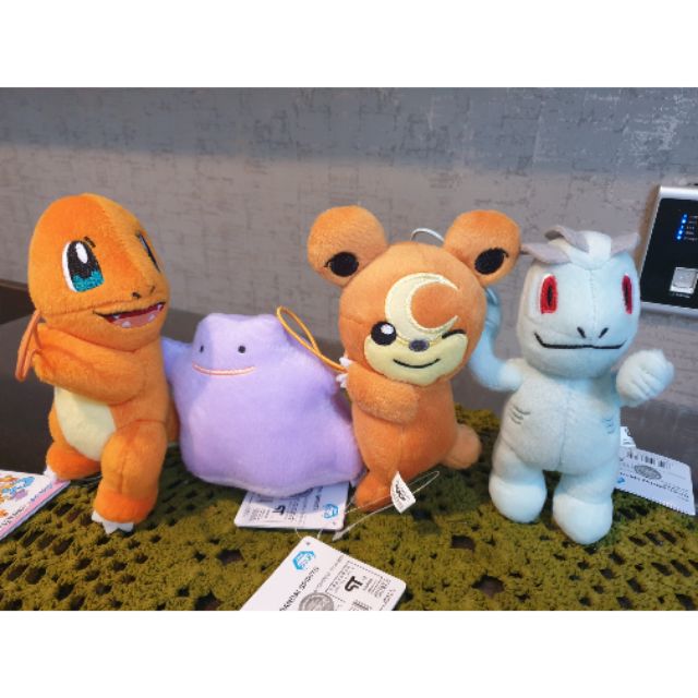 精靈寶可夢pokemon 神奇寶貝小火龍百變怪熊寶寶腕力正版日貨吊飾玩偶全4種 蝦皮購物