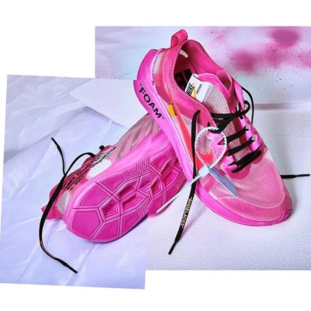 pink off white nike