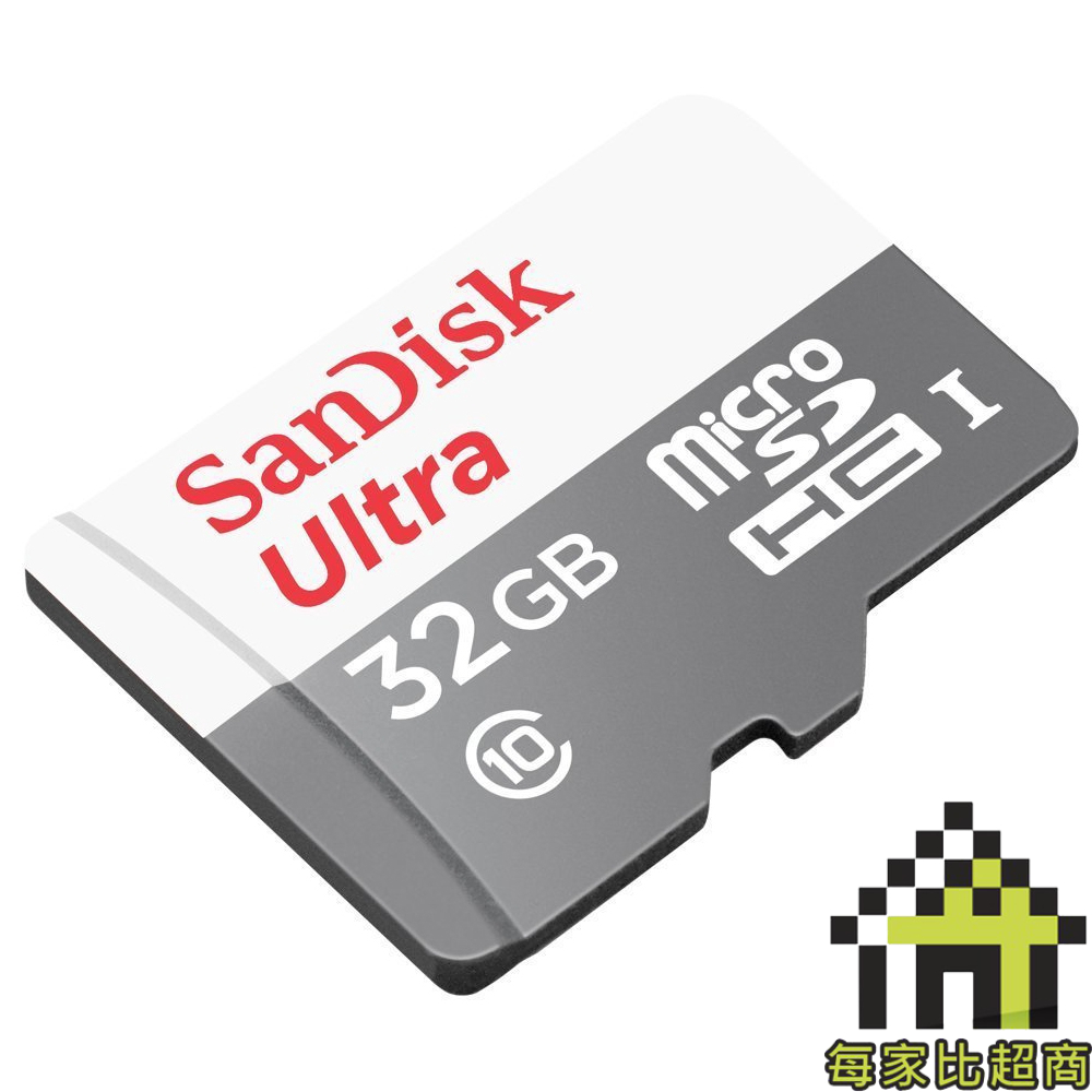 SANDISK ULTRA Micro SDHC 32GB 記憶卡 讀取100M 無轉接卡 32G〔每家比〕QNR32