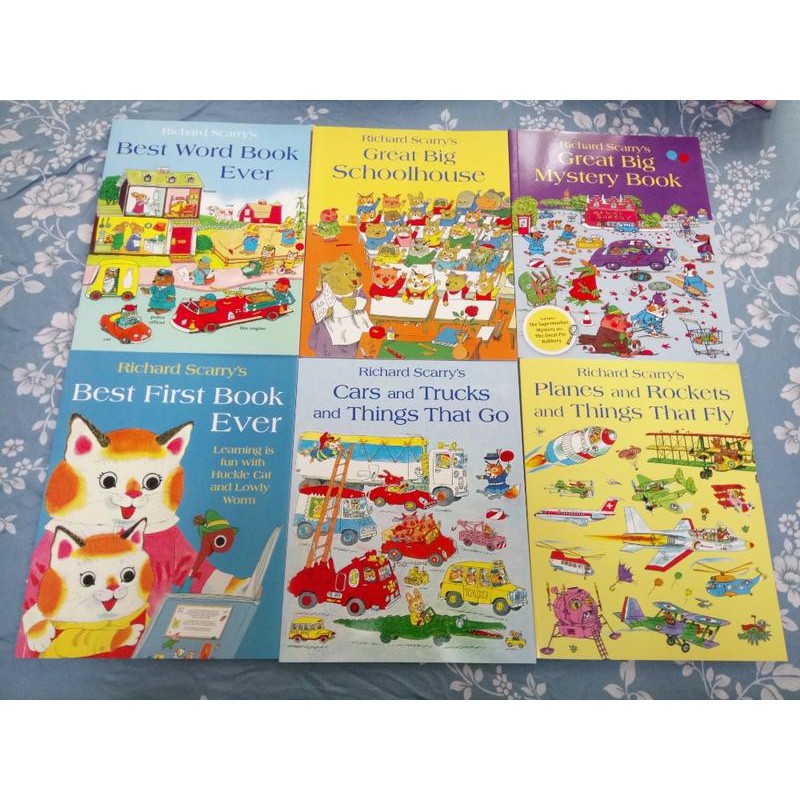 Richard Scarry 最強經典繪本套書(10冊) Best Collection Ever