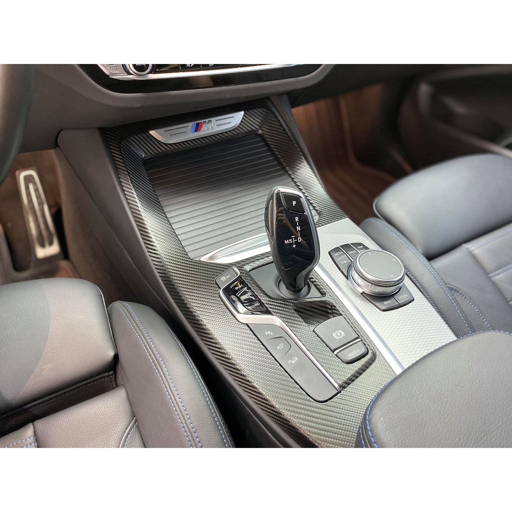 BMW M40i中控美國3M1080金屬碳纖維改色膜包膜