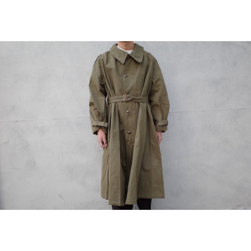 1950s French WWⅡ Army Motorcycle Coat VintageUsed 19122901 | 蝦皮購物
