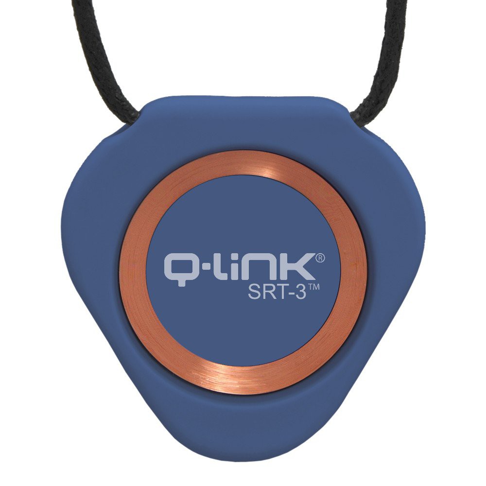 Q-Link生物能共振晶體項鍊 運動能量 打坐冥想 淨化磁場 【科技藍】