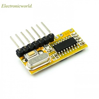 學習 RXC6 5V 無線遙控接收器模組 4 學習超差接收器 433MHz