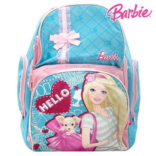 【全新庫存出清品】芭比Barbie PINK GIRL雙肩書包C(藍色)