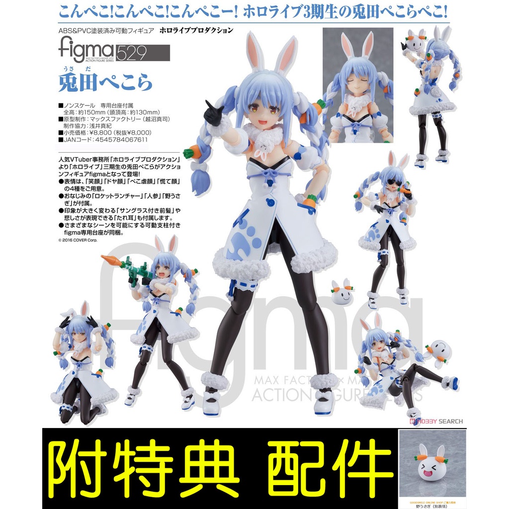 █Mine公仔█日版 附特典 Hololive figma 兔田佩克拉 兎田ぺこら 可動 PVC D0900