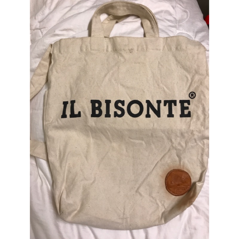 Il bisonte托特包/側背包/文青/帆布包vintage/古著