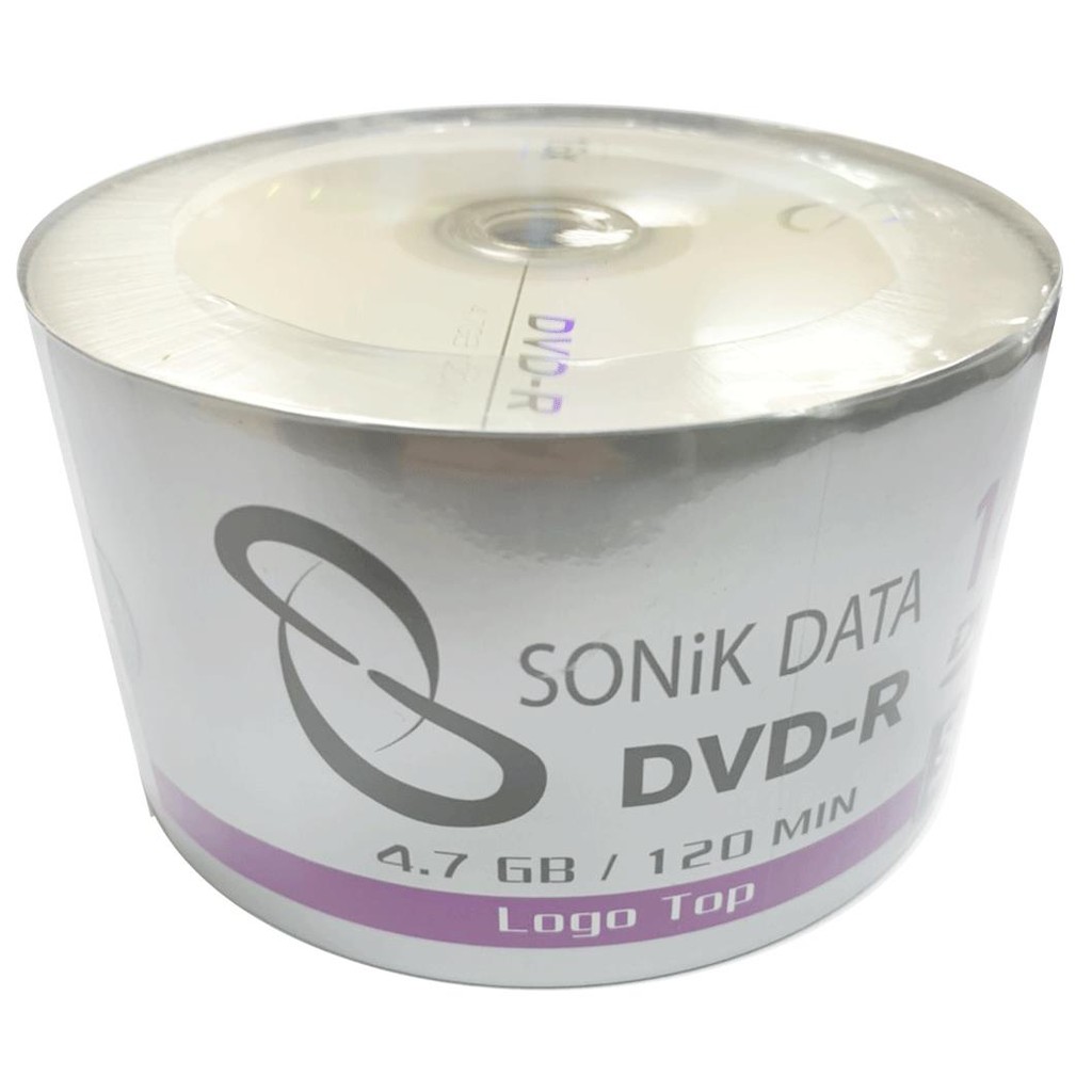 台灣製造 外銷品牌sonik Data Logo Dvd R 16x 4 7gb空白燒錄光碟片10片 蝦皮購物