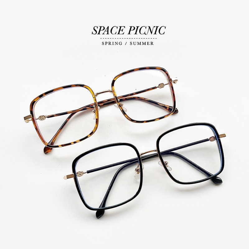 [明天出貨] Space Picnic｜方框造型眼鏡-2色(現貨)【C21121006】
