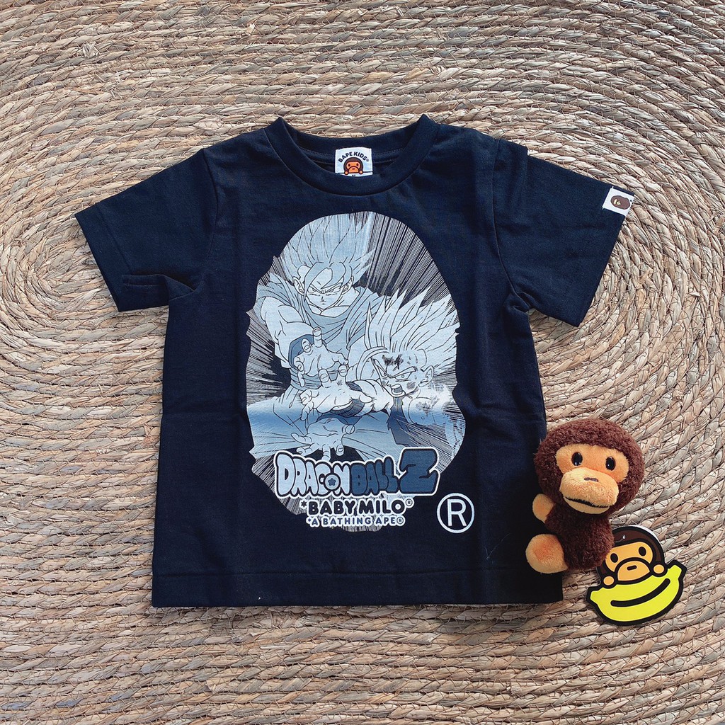 Ueno上野日貨bape Ape小童七龍珠聯名黑白悟空猿頭短t Bape8 D54 蝦皮購物