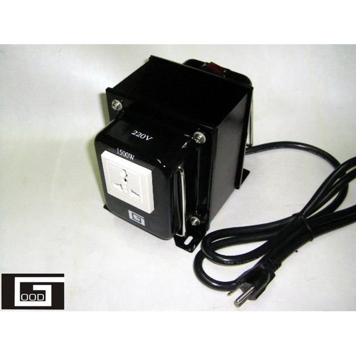 【GOOD-TRANSFORMER】110V升220V~1500W 新型專利變壓器．220V咖啡機/磨豆機專用