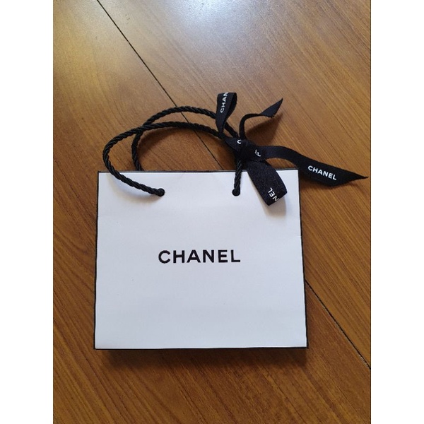 Chanel 香奈兒 小香 名牌精品紙袋 購物袋 提袋 含緞帶