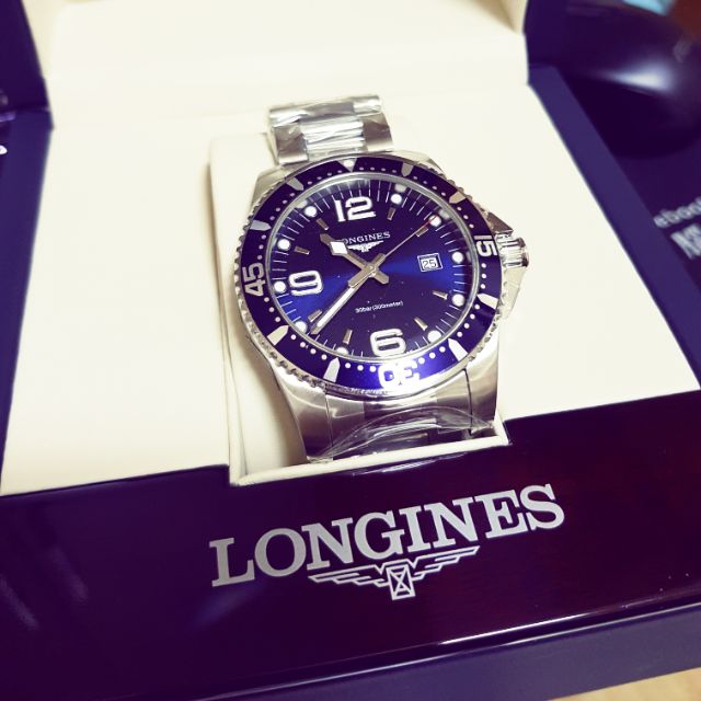 浪琴錶 LONGINES 深海征服者系列 L38404966 藍水鬼石英錶 （全台最低價）全新未拆封 全新未使用