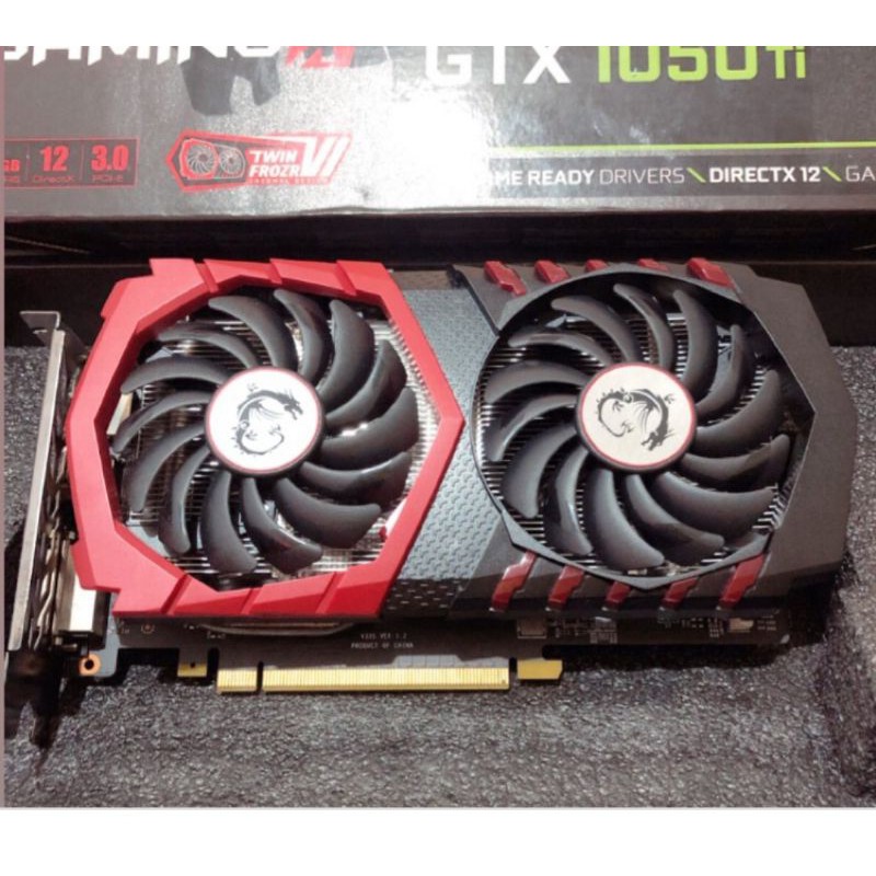 二手良品 GTX 1050 ti 4G 微星 MSI 顯示卡