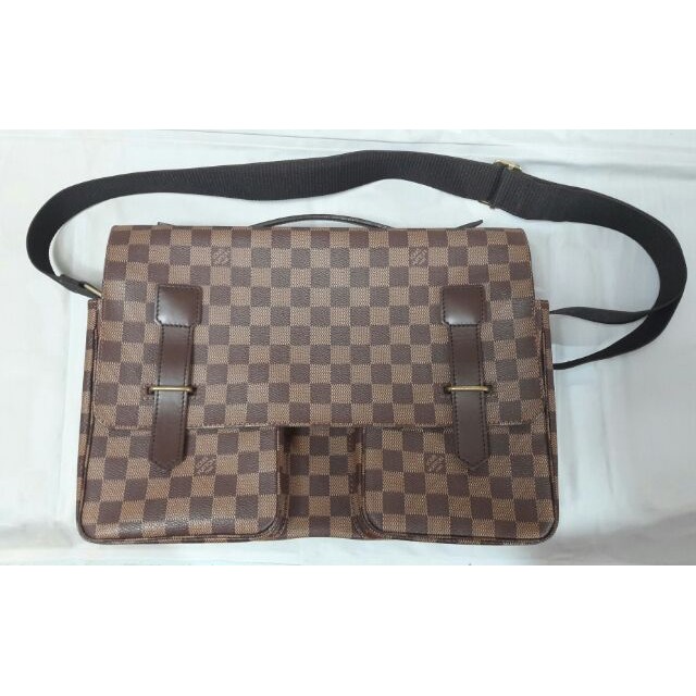 Louis Vuitton LV N42270 已停產 棋盤格紋 郭富城包 側背包 （有原版購買證明）