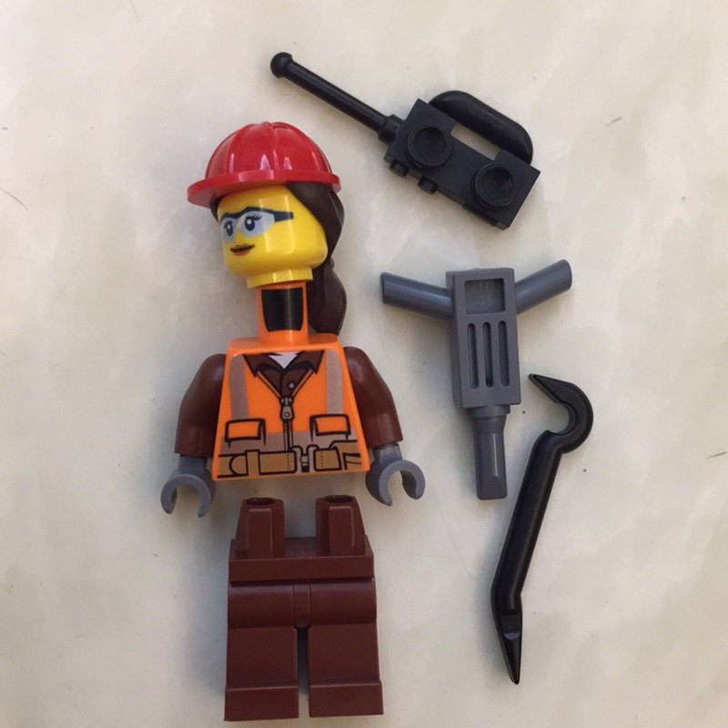 Lego 60200 工程人員 女 拆售 含圖中工具