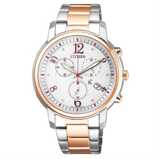 CITIZEN 星辰錶 FB1435-57A 亞洲限定版時尚光動能腕錶 /白麵 37mm