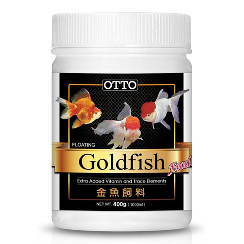 微笑的魚水族 Otto 奧圖 400g 金魚飼料 Xl 1l 浮性2 0粒 蝦皮購物