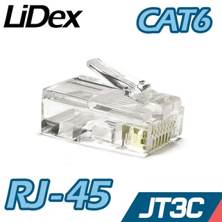 LiDex RJ-45 接頭 CAT6 (100入)
