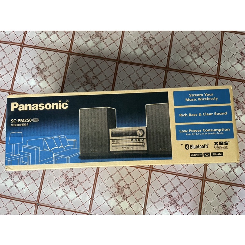Panasonic國際牌藍芽/USB組合音響（sc-pm250）(已預訂）