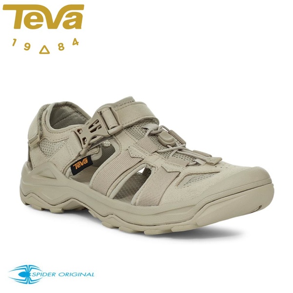 【TEVA 美國 男 Omnium Faux Suede護趾水陸機能涼鞋《灰褐色》】TV1116202PLTP/涼鞋