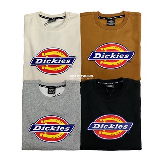 DICKIES 中間 LOGO 刷毛 長袖 黑 灰 土黃 米白 大學T 男女 基本款 韓國公司貨 DOT聚點
