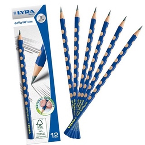 【德國LYRA】學習 學前 兒童 幼兒 鉛筆 GROOVE三角洞洞鉛筆 細 12入 適合8歲以上 中高年級使用