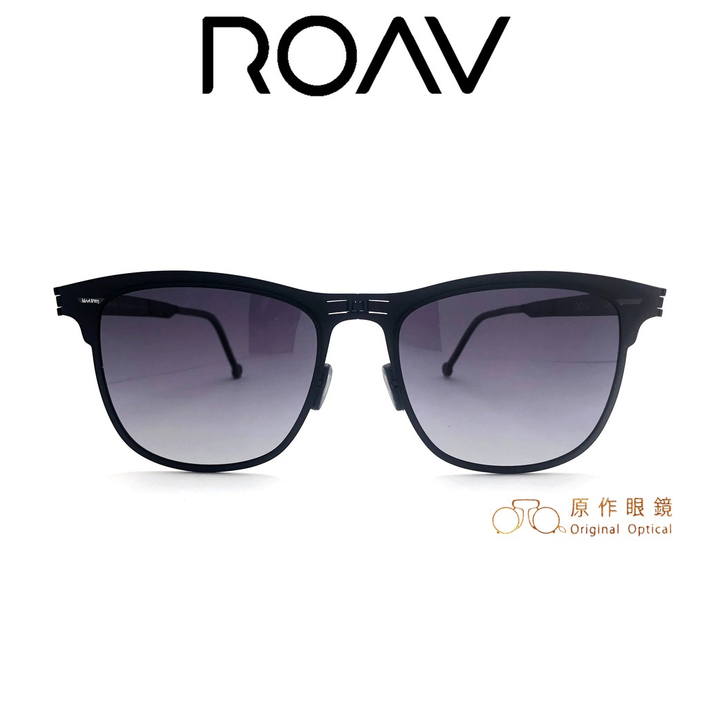 美國 ROAV 折疊太陽眼鏡 Jett 8202 13.41 (黑)  漸層灰 偏光鏡片【原作眼鏡】