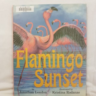 二手書📗英文繪本Flamingo Sunset//Kristina Rodanas//動物