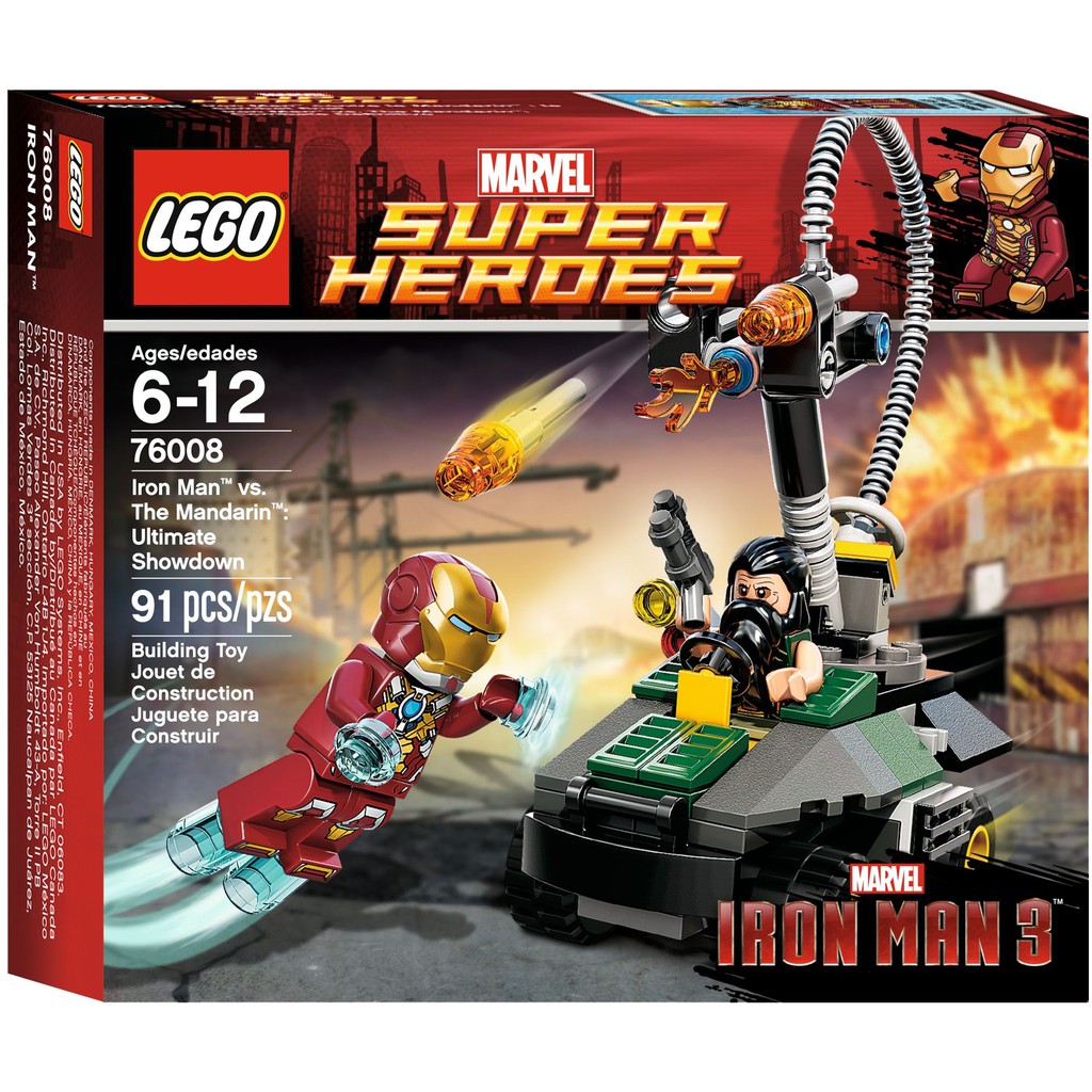 正版 樂高 LEGO 76008 鋼鐵人 滿大人 Iron Man Mandarin Ultimate Showdown