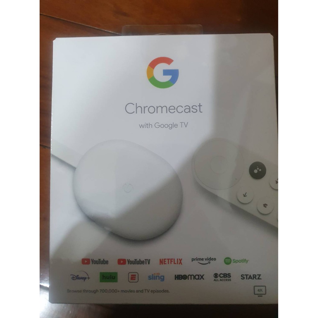 Chromecast with Google TV 4K(原廠全新正品)現貨無需等待