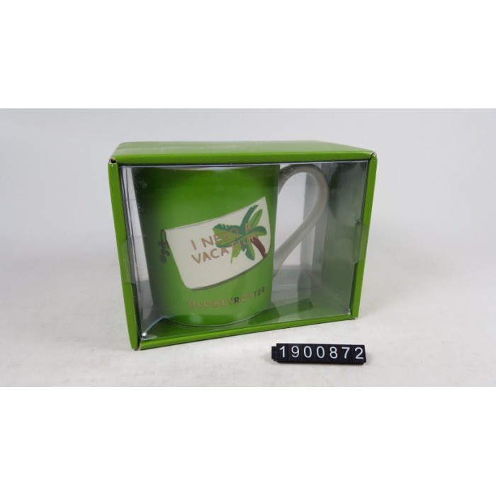 日本帶回 LENOX- Kate Spade New York 綠色馬克杯 椰子樹圖案 1入紙盒裝 - 1900872