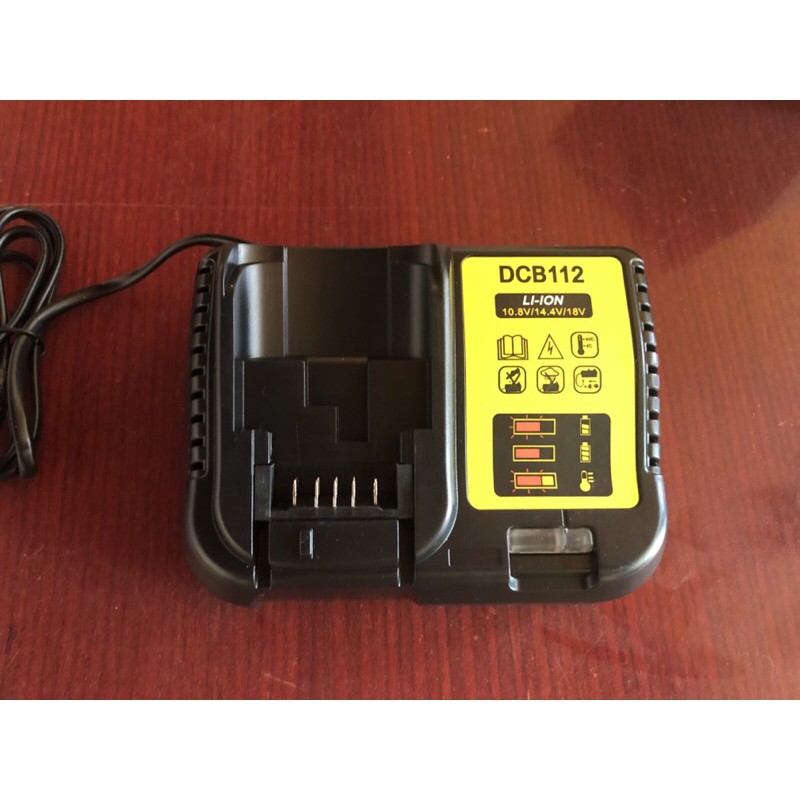 替代Dewal 副廠 10.8V-20V 鋰電池 充電器適用於 得偉 DCB112 110V-220V通用 3A充電