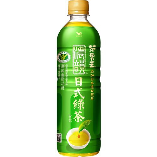 統一茶裏王濃韻日式綠茶(600mlx24入)（台北縣市以外勿下單）