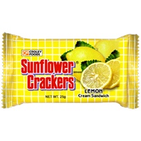 【Eileen小舖】菲律賓 Sunflower Crackers 檸檬夾心餅乾 零食 餅乾 休閒零食 夾心餅乾